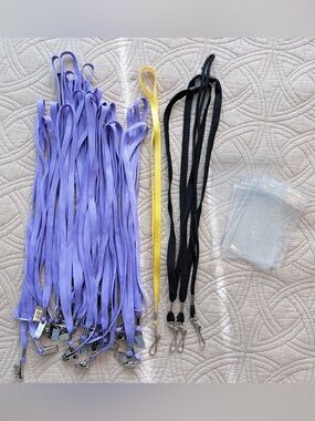 NEW Bundle of 33 lanyards & 6 Card Holders